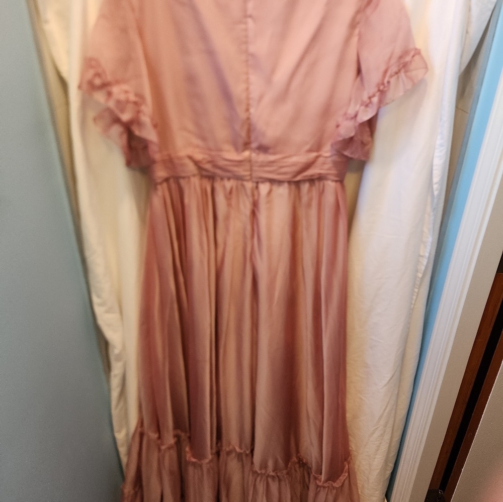 Mac Duggal Pink Ruffled Dress - Picture 5 of 9